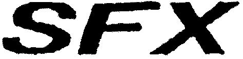 Trademark Logo SFX