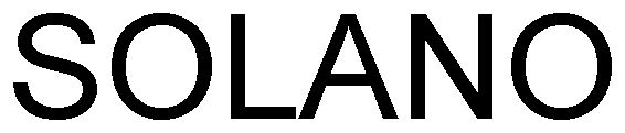 Trademark Logo SOLANO