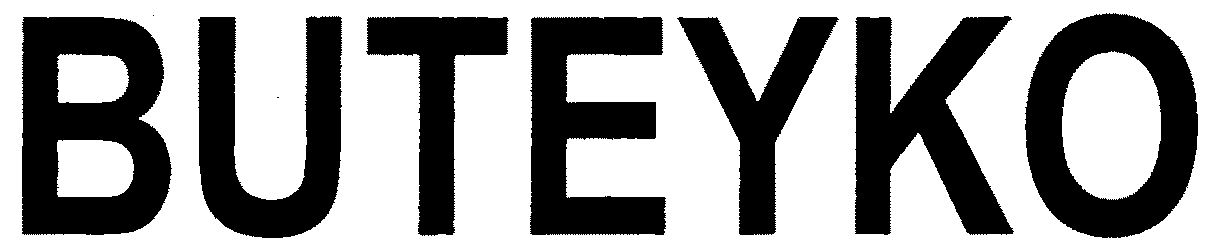 Trademark Logo BUTEYKO