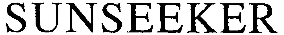 Trademark Logo SUNSEEKER