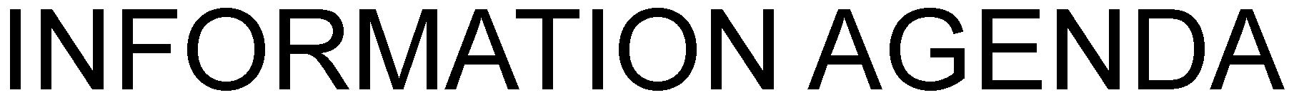 Trademark Logo INFORMATION AGENDA