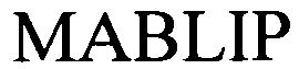 Trademark Logo MABLIP