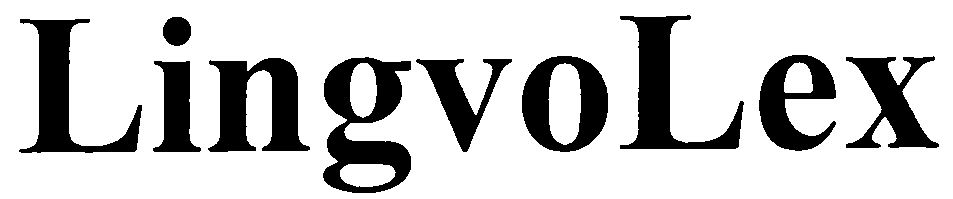 Trademark Logo LINGVOLEX