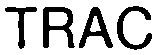 Trademark Logo TRAC