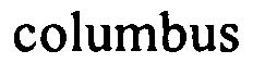 Trademark Logo COLUMBUS