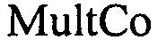 Trademark Logo MULTCO