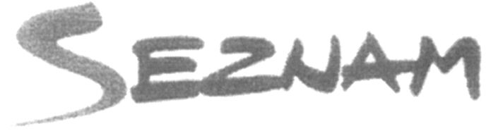 Trademark Logo SEZNAM