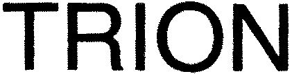 Trademark Logo TRION