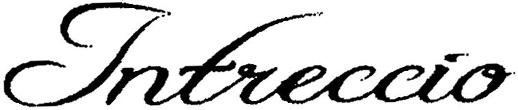 Trademark Logo INTRECCIO