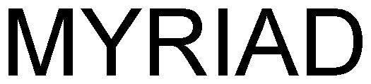 Trademark Logo MYRIAD