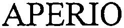 Trademark Logo APERIO