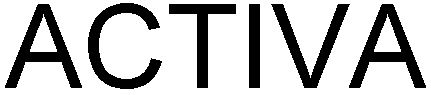 Trademark Logo ACTIVA