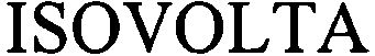 Trademark Logo ISOVOLTA