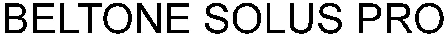 Trademark Logo BELTONE SOLUS PRO