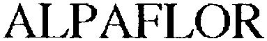 Trademark Logo ALPAFLOR