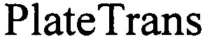 Trademark Logo PLATETRANS