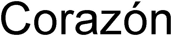 Trademark Logo CORAZÃN