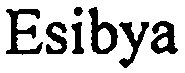 Trademark Logo ESIBYA