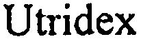 Trademark Logo UTRIDEX