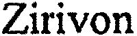 Trademark Logo ZIRIVON
