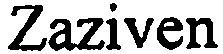 Trademark Logo ZAZIVEN