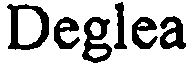Trademark Logo DEGLEA