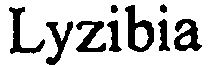 Trademark Logo LYZIBIA