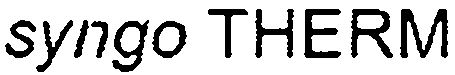 Trademark Logo SYNGO THERM