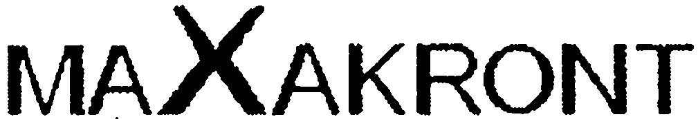 Trademark Logo MAXAKRONT