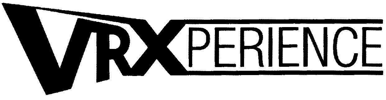 Trademark Logo VRXPERIENCE