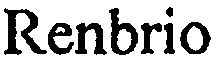 Trademark Logo RENBRIO