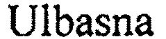 Trademark Logo ULBASNA