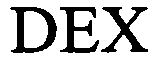Trademark Logo DEX