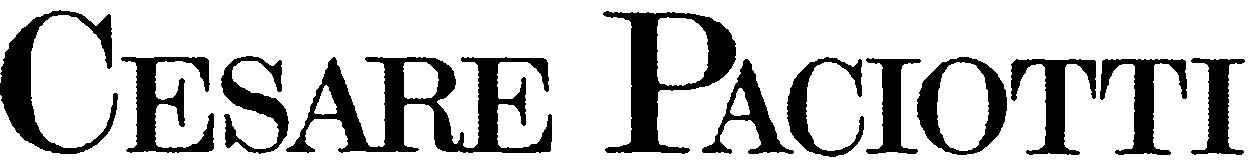 Trademark Logo CESARE PACIOTTI