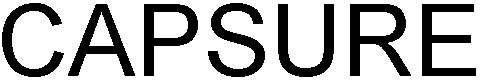 Trademark Logo CAPSURE