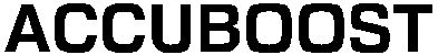 Trademark Logo ACCUBOOST
