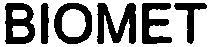 Trademark Logo BIOMET