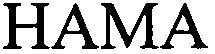Trademark Logo HAMA