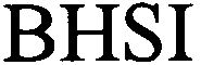 Trademark Logo BHSI