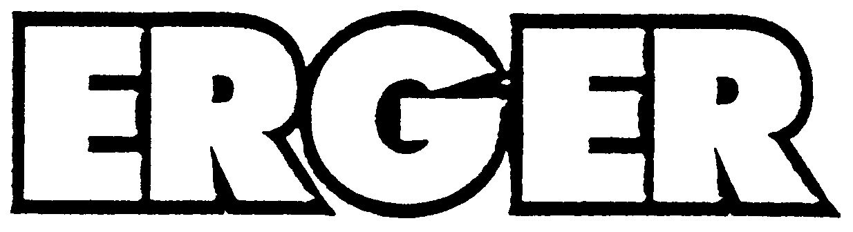 Trademark Logo ERGER