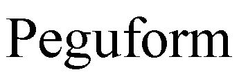 Trademark Logo PEGUFORM