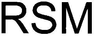 Trademark Logo RSM