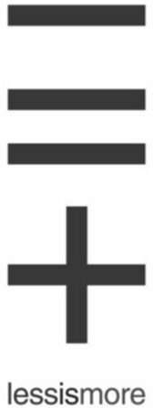 Trademark Logo LESSISMORE