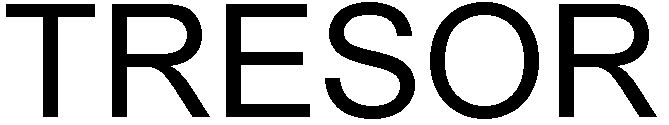 Trademark Logo TRESOR