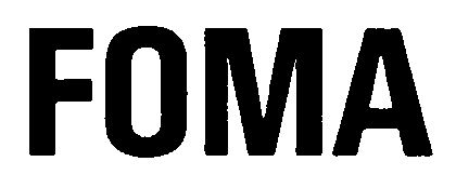 Trademark Logo FOMA
