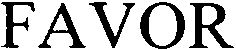 Trademark Logo FAVOR