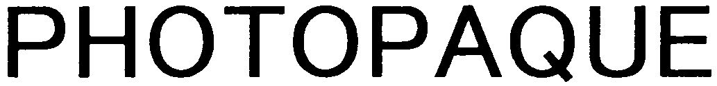 Trademark Logo PHOTOPAQUE