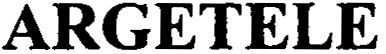 Trademark Logo ARGETELE