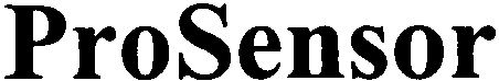 Trademark Logo PROSENSOR