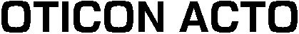 Trademark Logo OTICON ACTO